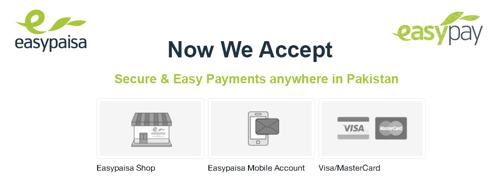 Secure and easy Pay anywhere in Pakistan